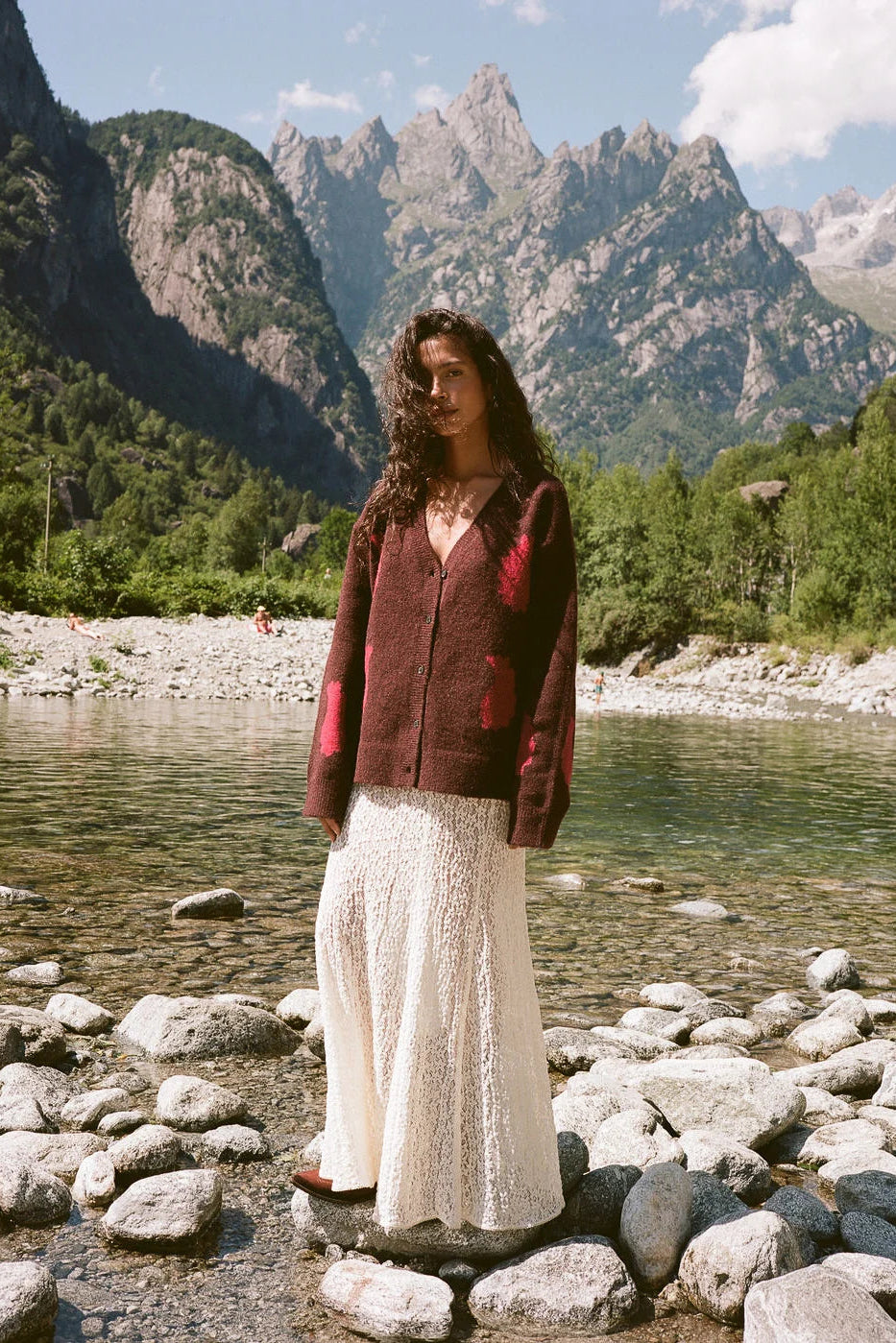 Tarot Lace Mother Maxi Skirt