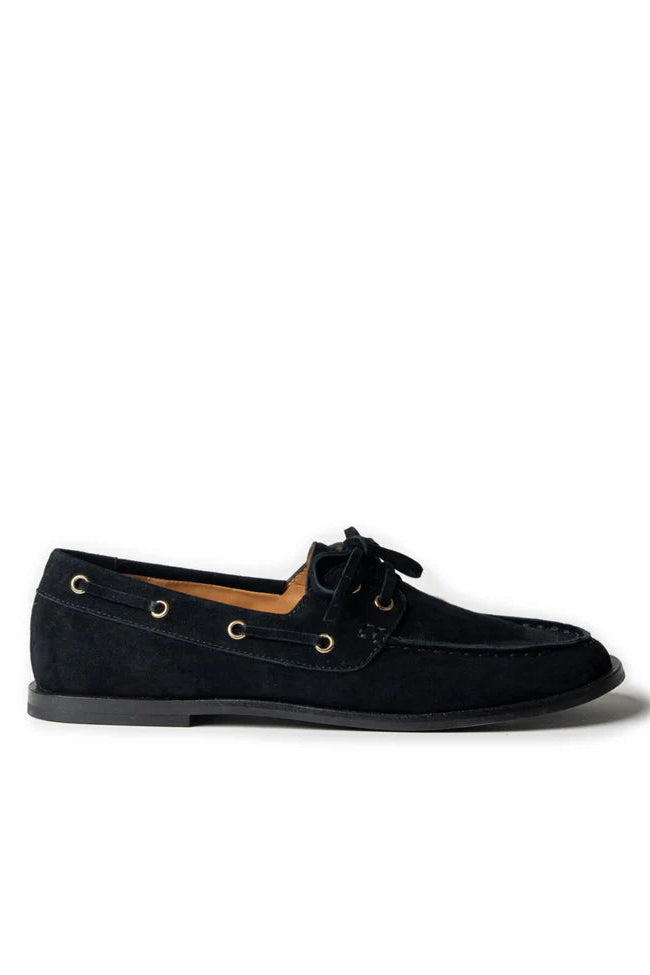 Marlo Boat Shoe Black