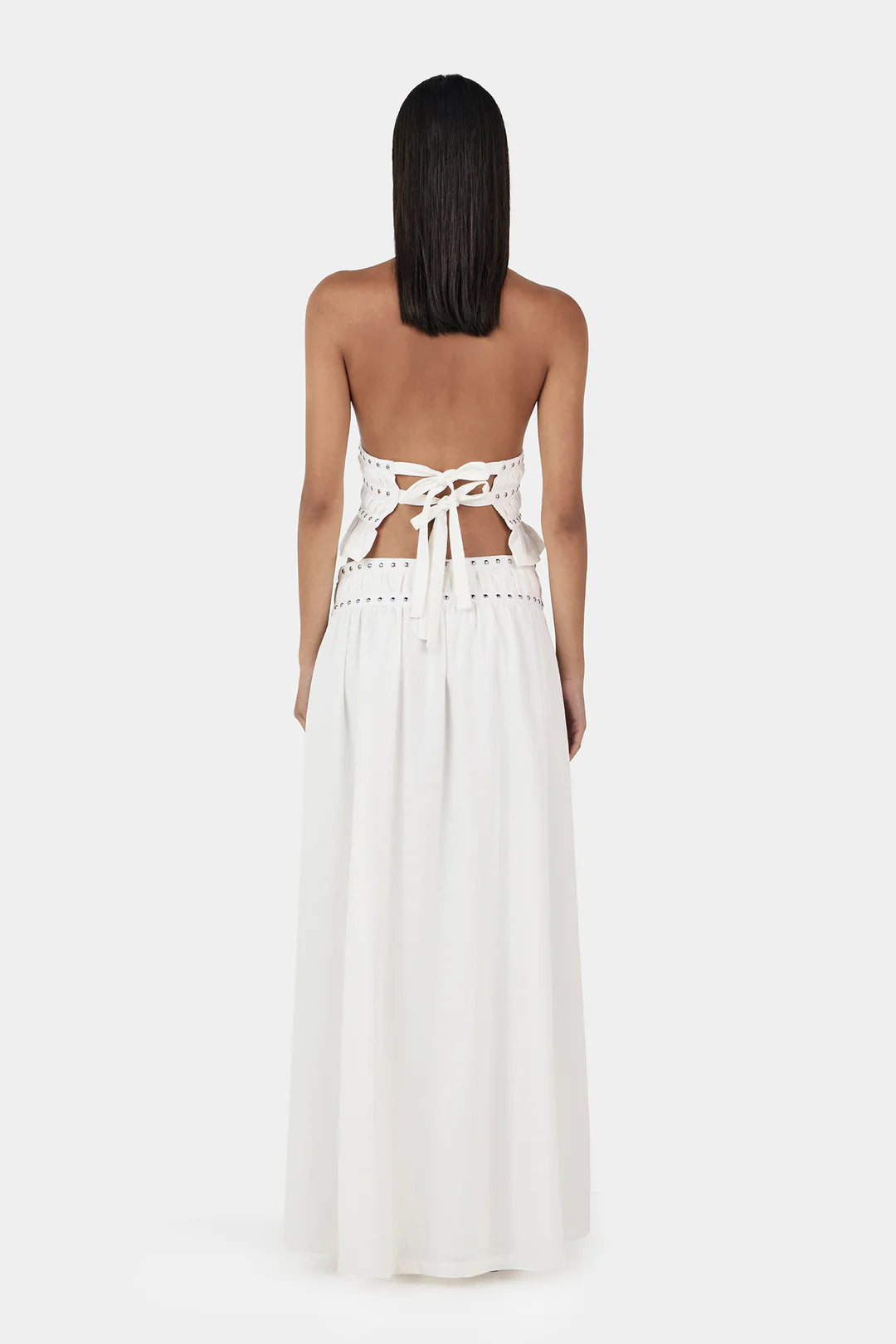 Mavis Studded Top Ivory