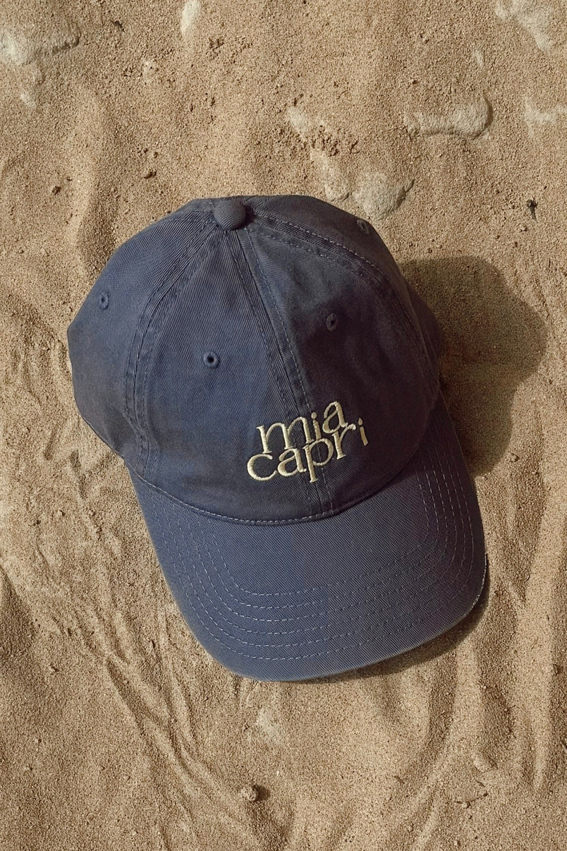 EMBROIDERED CAP - BLUE
