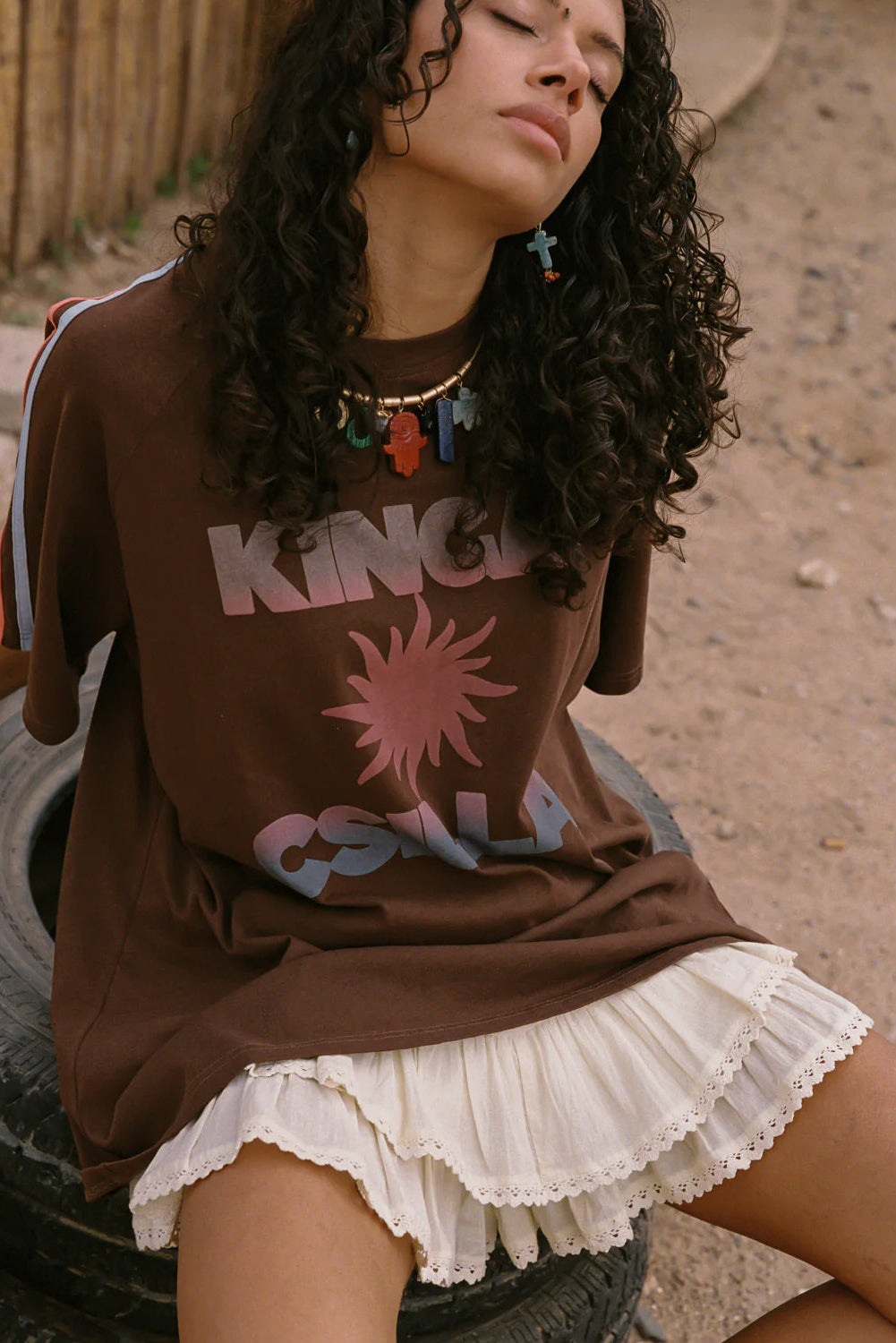 REKA EMBROIDRED FAE FRILL SKORT