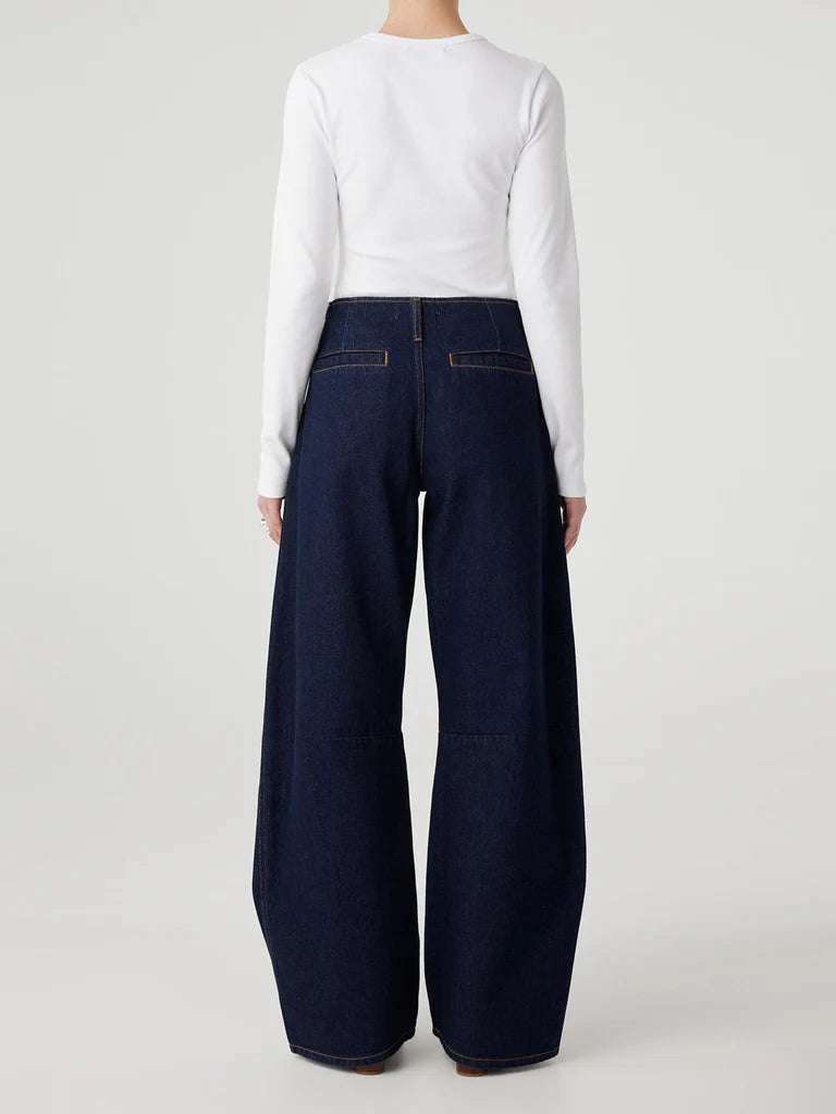 VERA TUXEDO JEAN - PURE BLUE