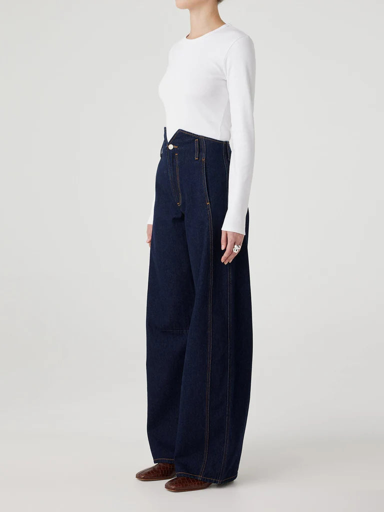 VERA TUXEDO JEAN - PURE BLUE