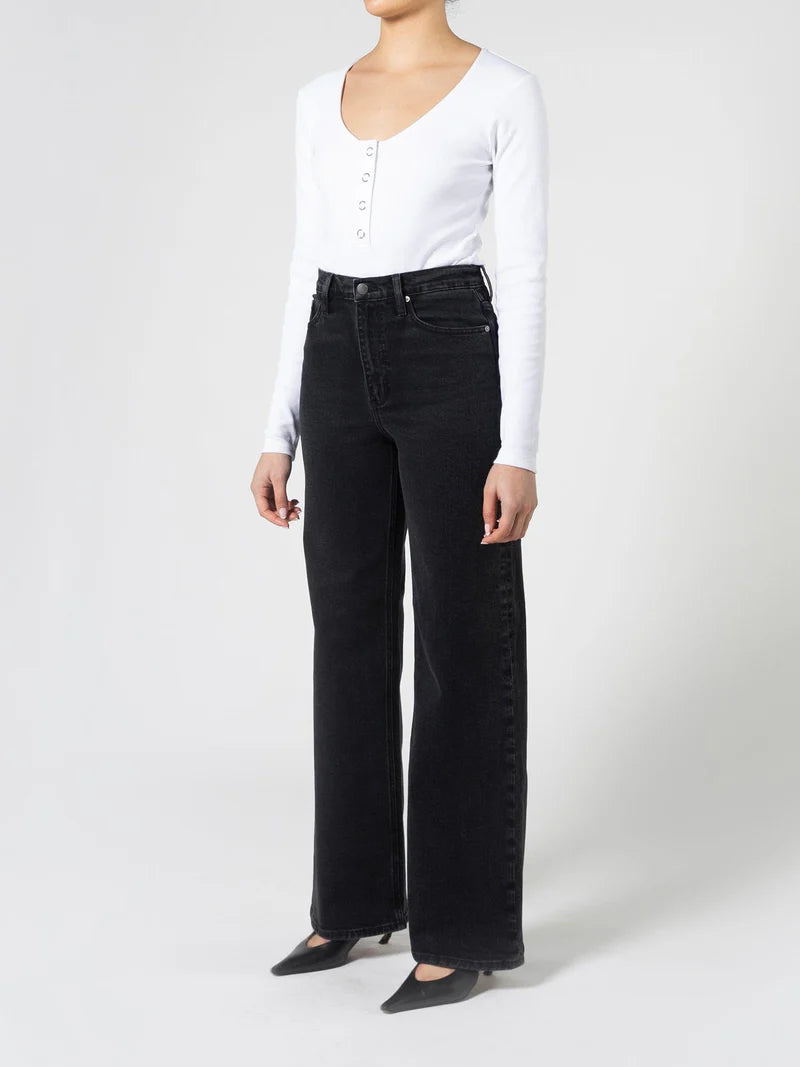 MILLA JEANS LONG - SHADOW BLACK