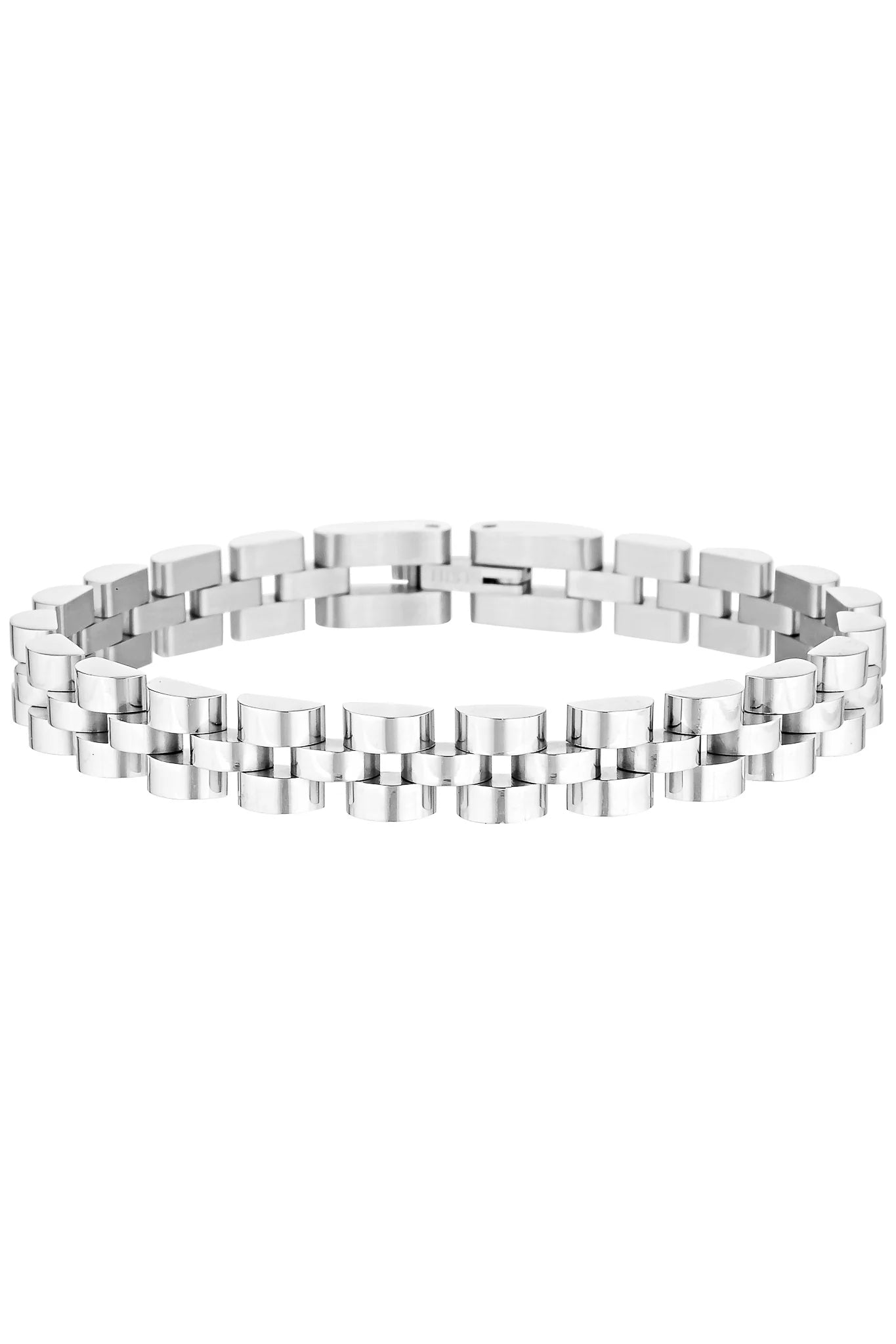 Fine Baby Link Bracelet - White Gold