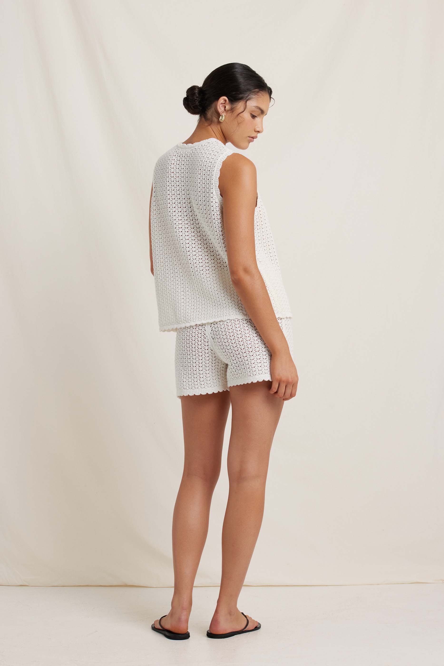 Pointelle Vest