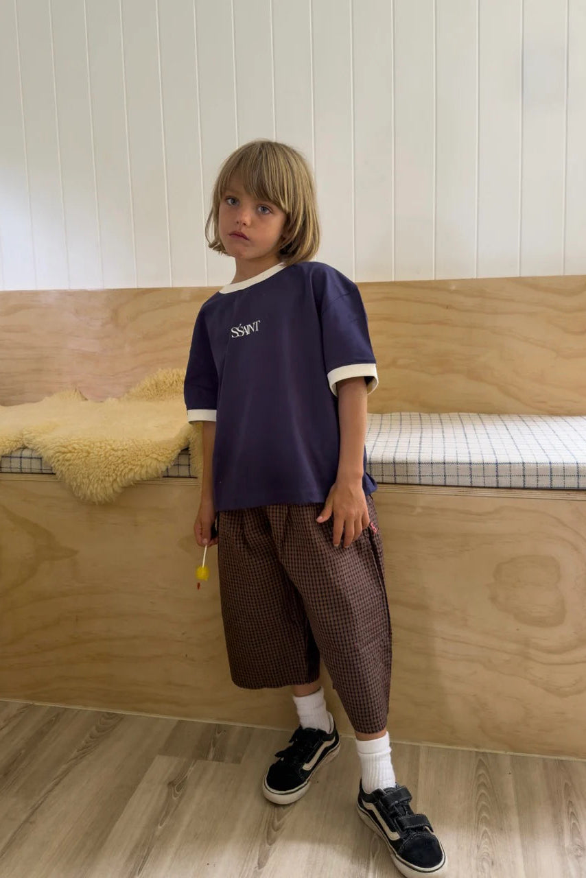 SŚAINT LOGO BABY TEE - NAVY
