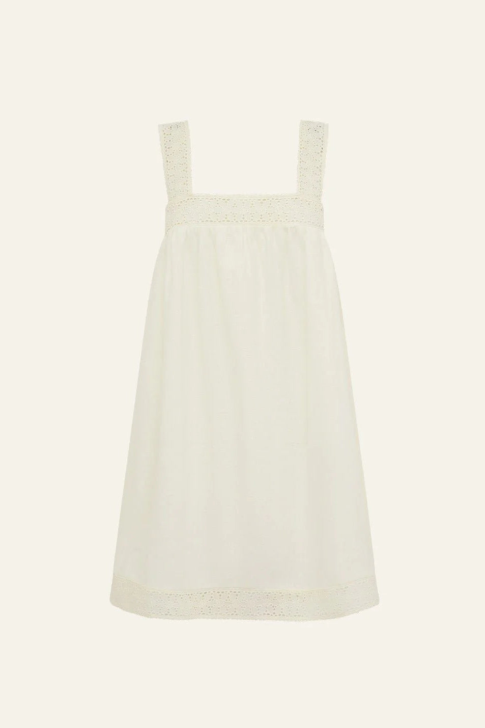 Broderie Mini Dress