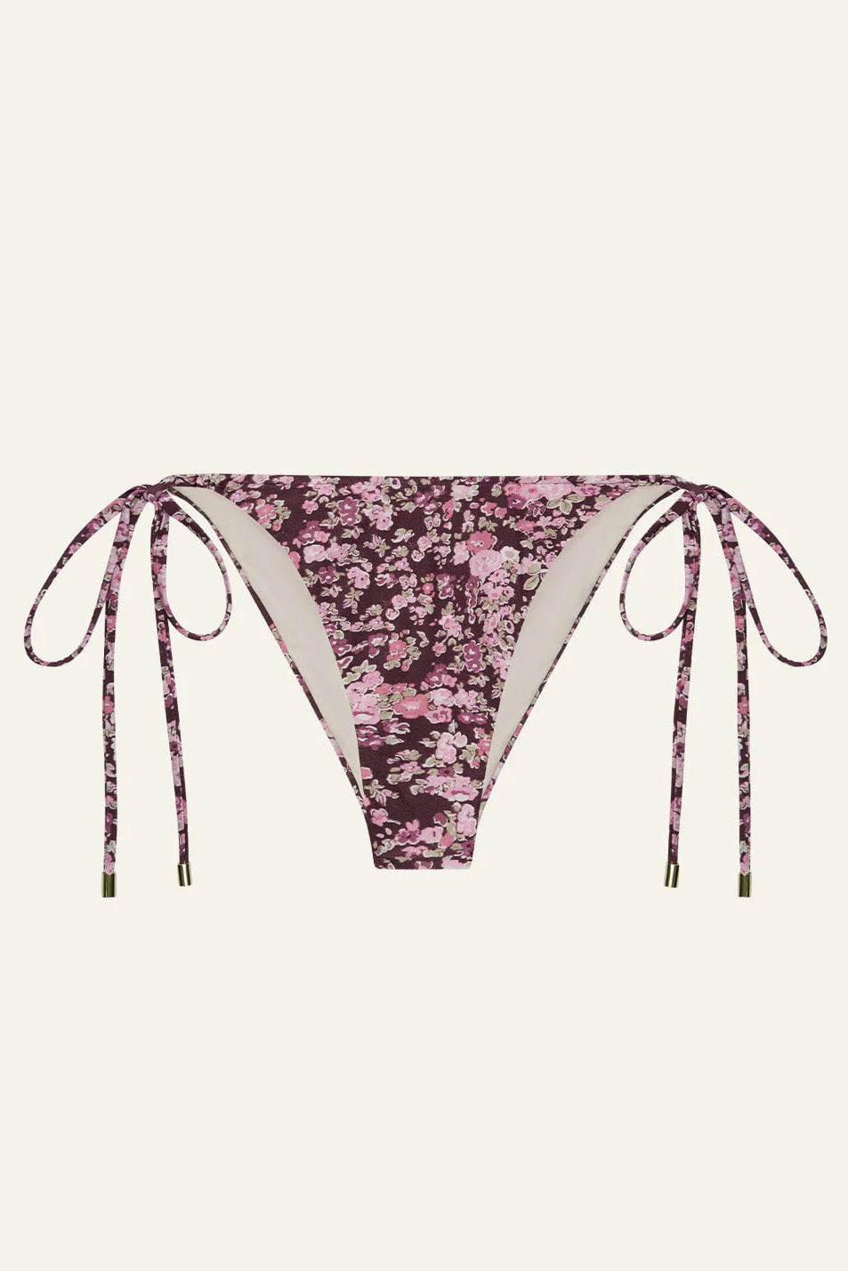 Ruched Channel String Pant - Viola