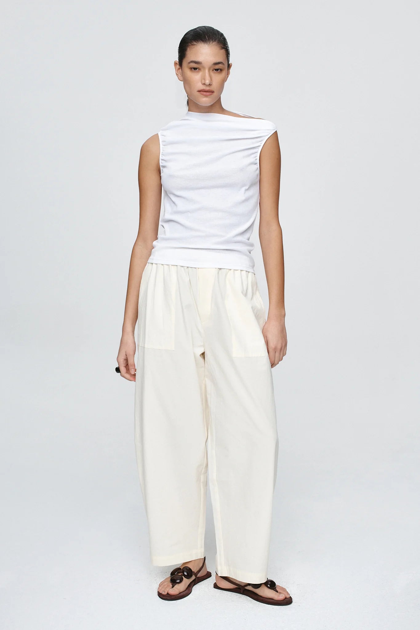 RISA SINGLET - BLANC