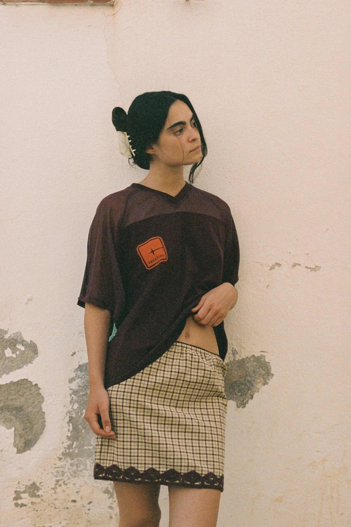 TARTAN CHECK MINI SKIRT