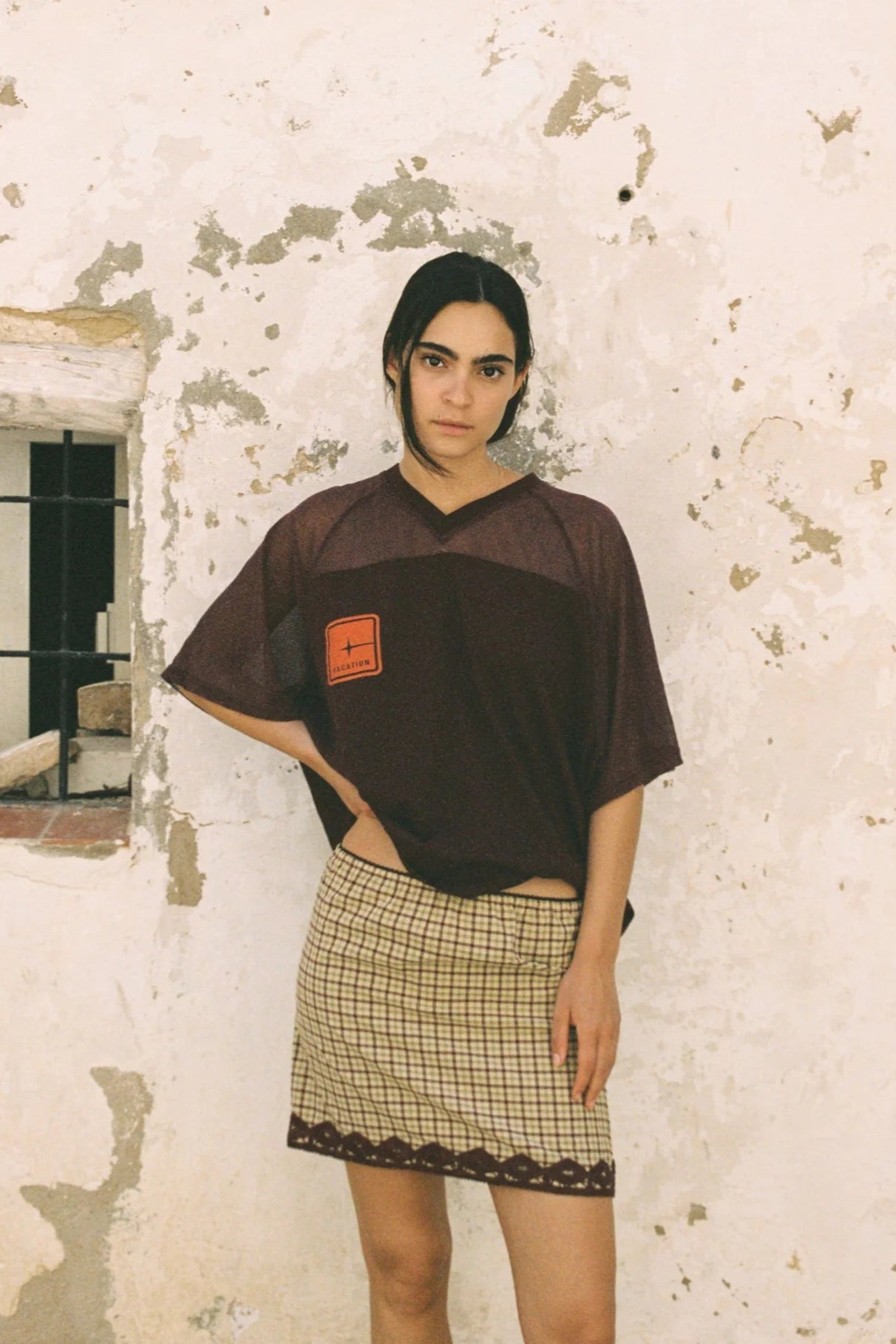 TARTAN CHECK MINI SKIRT