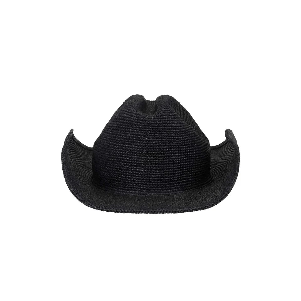 RAFFIA COWBOY - NOIR