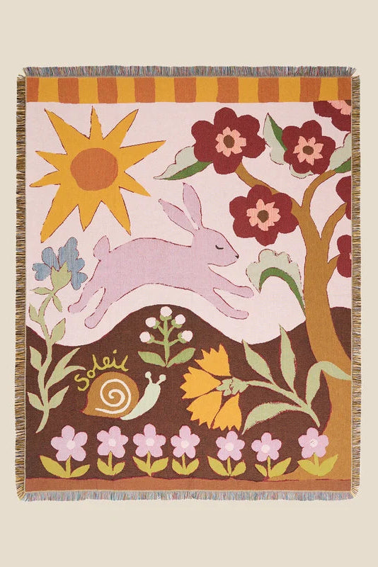Le Lapin Woven Blanket | Le Lapin