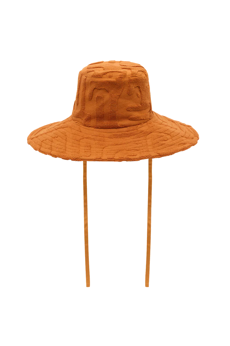 Towelling Sun Hat - Kin Clay