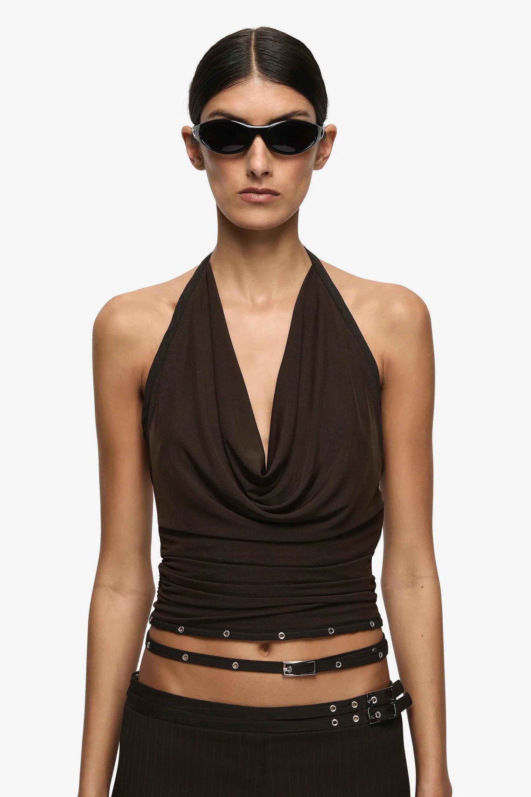 SAZRIEL COWL TOP