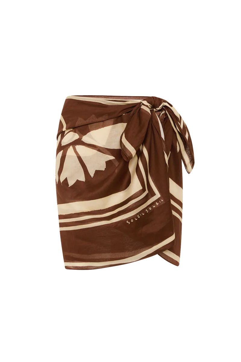 Square Pareo - Clove Coconut