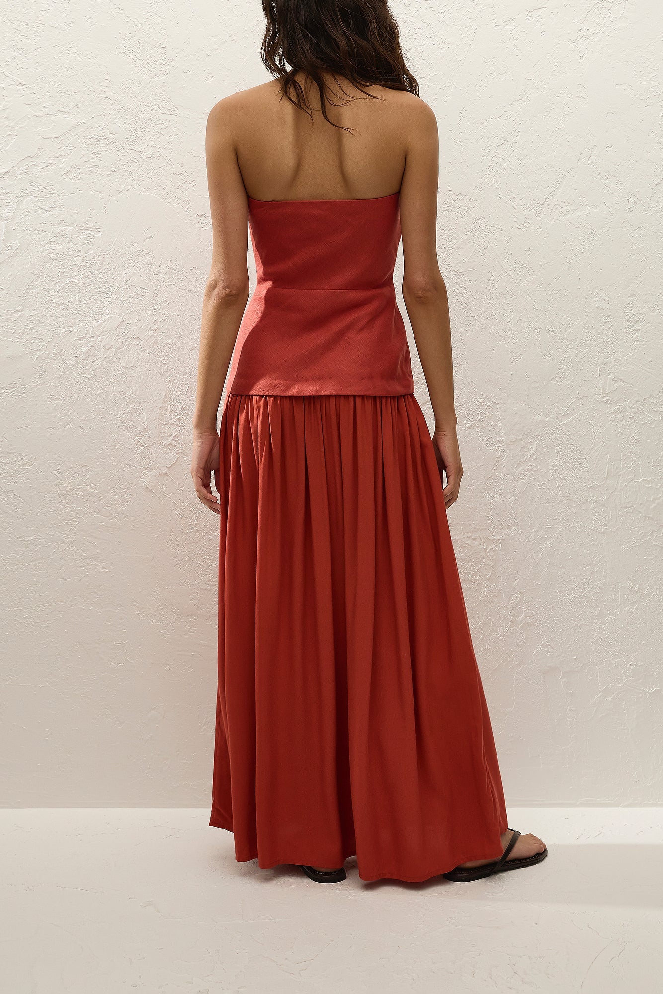 Hedy Maxi Dress - Dusty Tomato