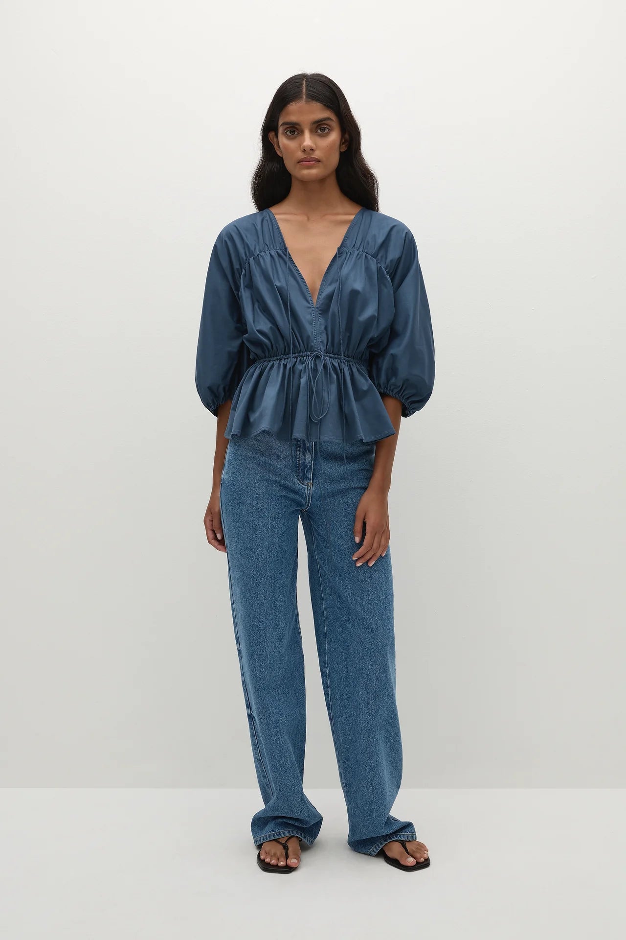 Sigrid Top - Vintage Navy