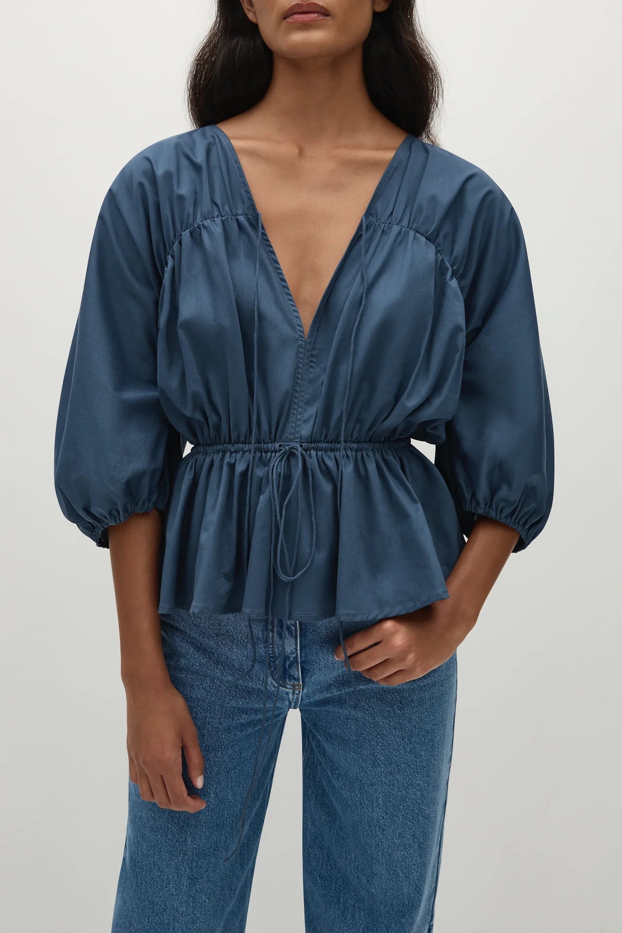 Sigrid Top - Vintage Navy