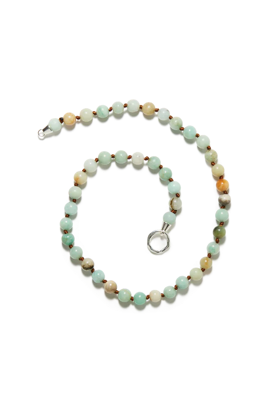 Eve Necklace - Amazonite Silver