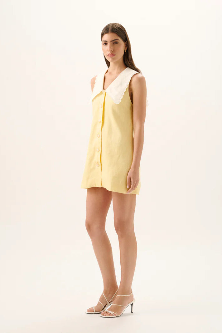 VALENTINA MINI DRESS - Limoncello