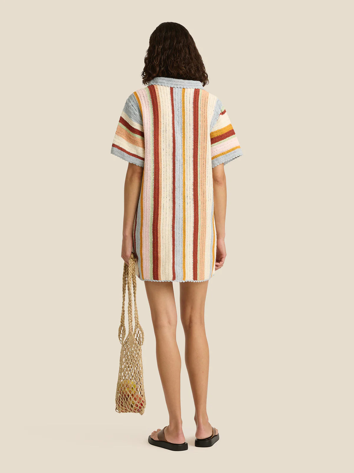 Jules Mini Dress - Iris Crochet