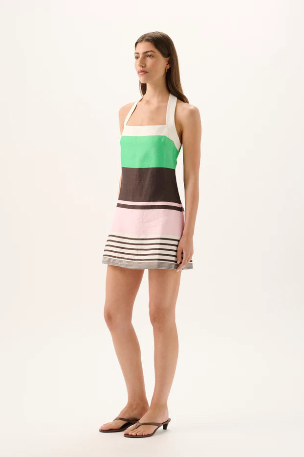 MAYA HALTER DRESS