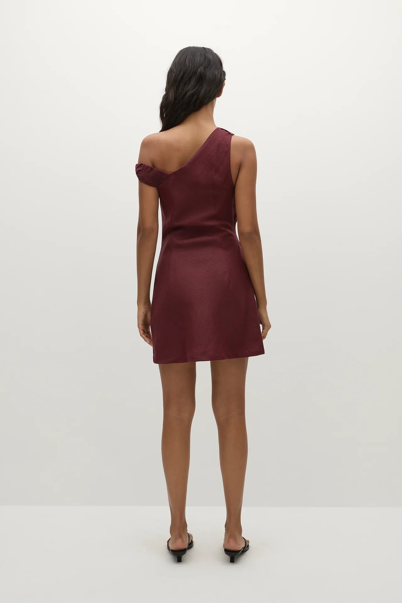 SUIS MINI DRESS BORDEAUX