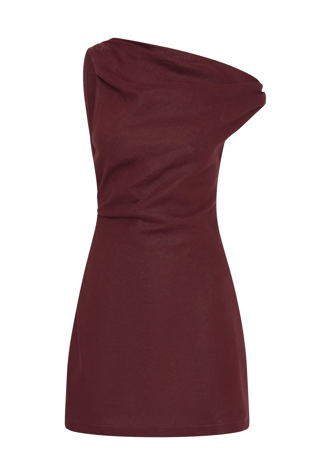SUIS MINI DRESS BORDEAUX