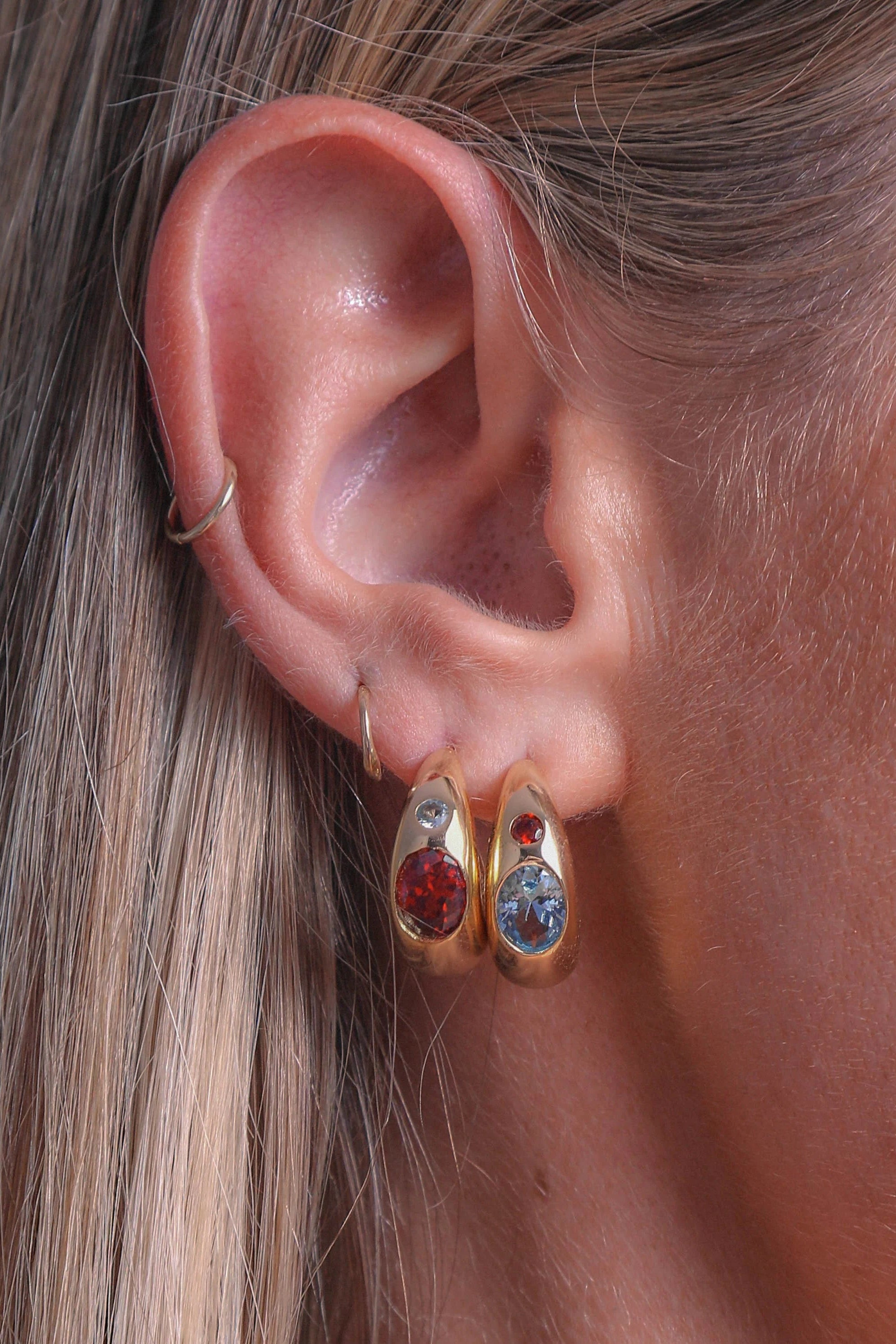 BAMBI HOOPS AQUAMARINE
