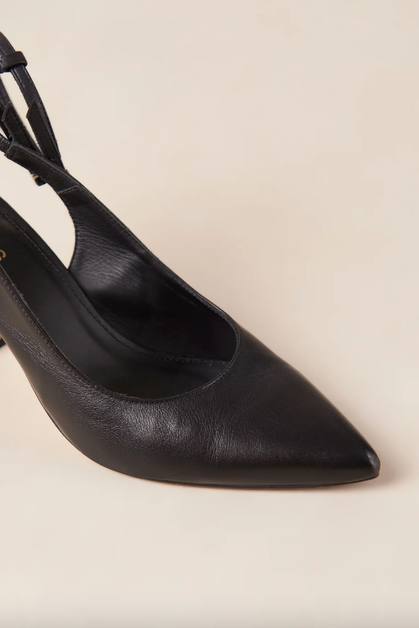 LOUISE - BLACK LEATHER