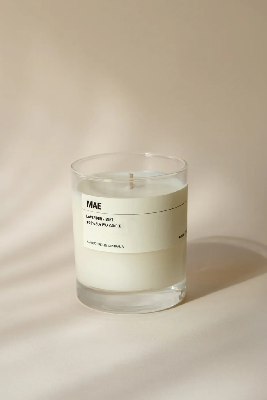 MAE: Lavender / Mint Clear Candle 300g
