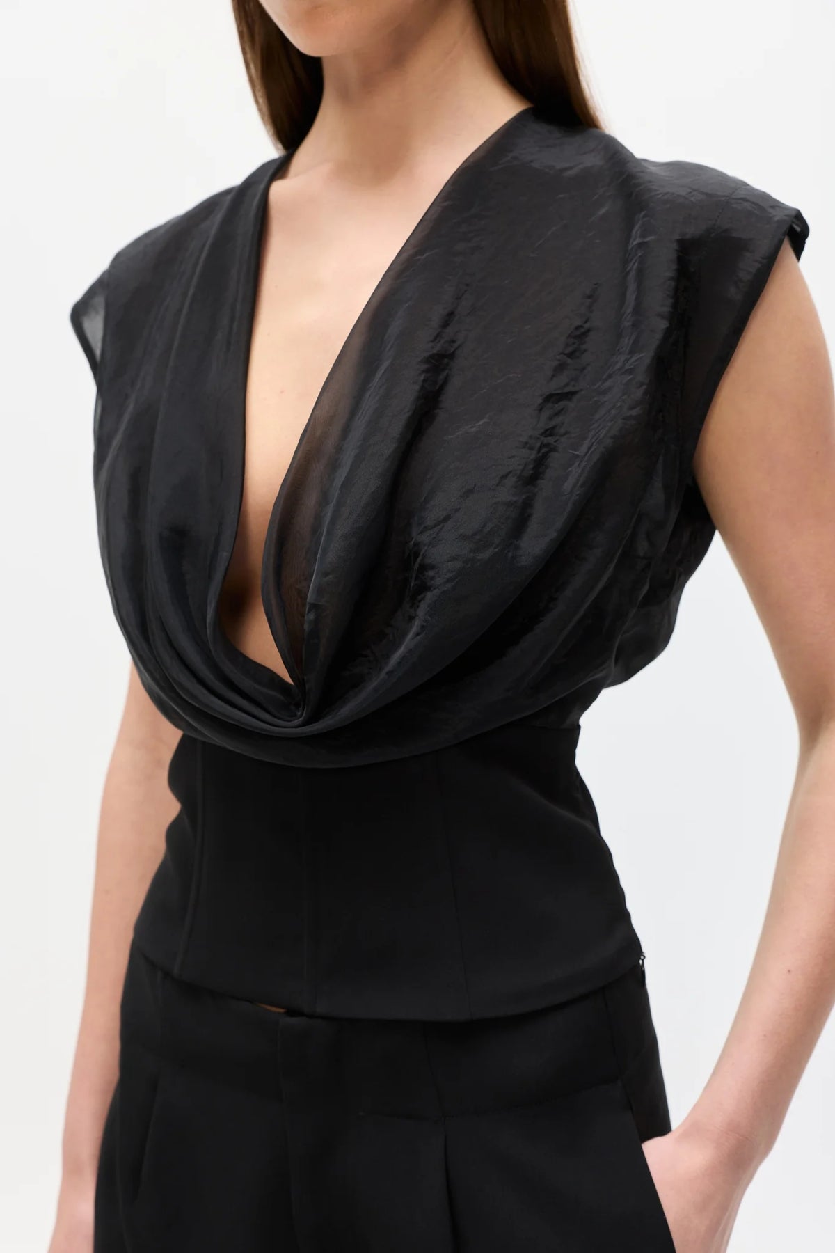 Tessie top - black
