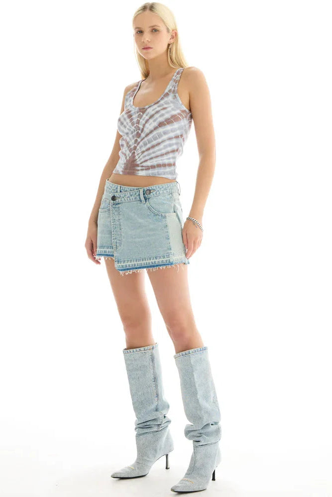 Hand Dyed Sonar Rib Singlet