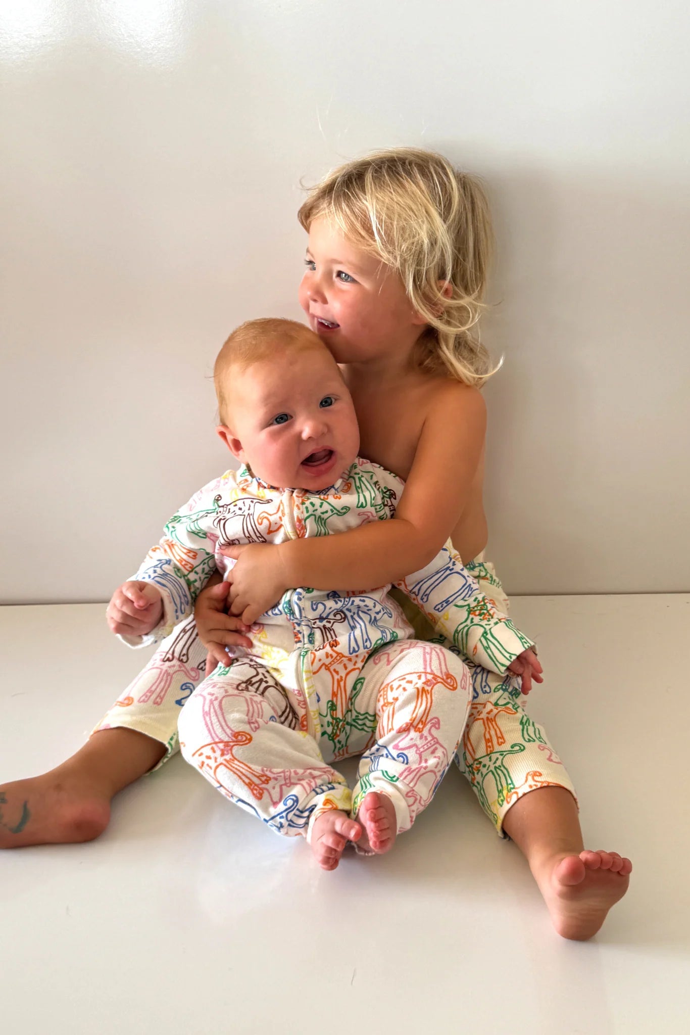 Cotton zip onesie - Dougie