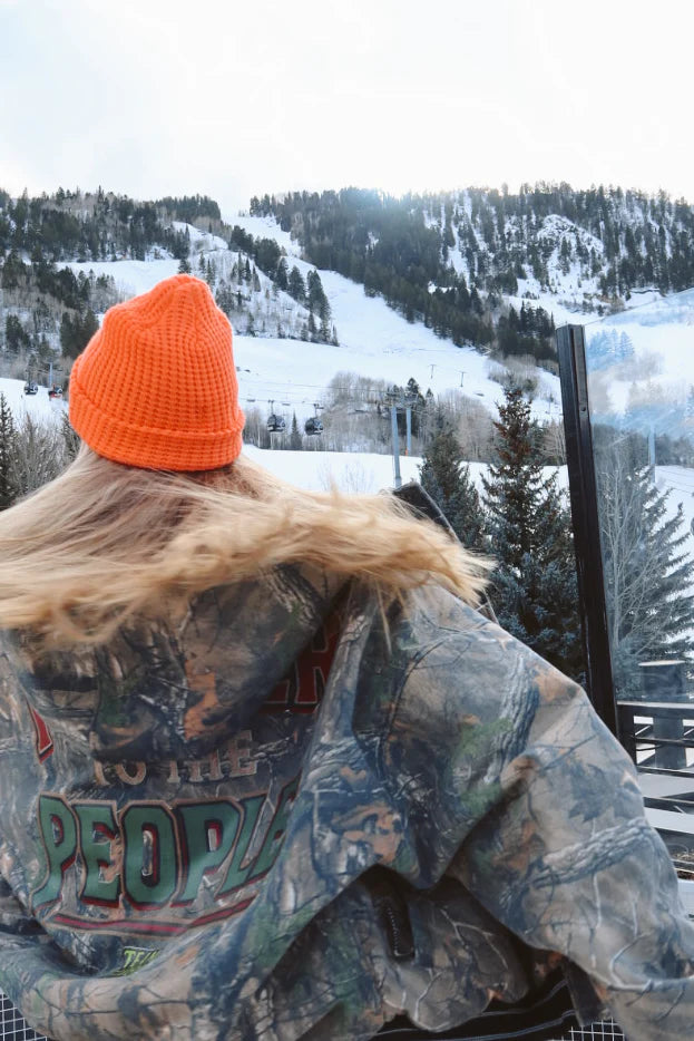 THE BEANIE - FLUORO ORANGE