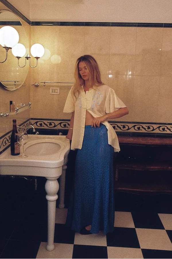 Tropea Lace Mother Maxi Skirt