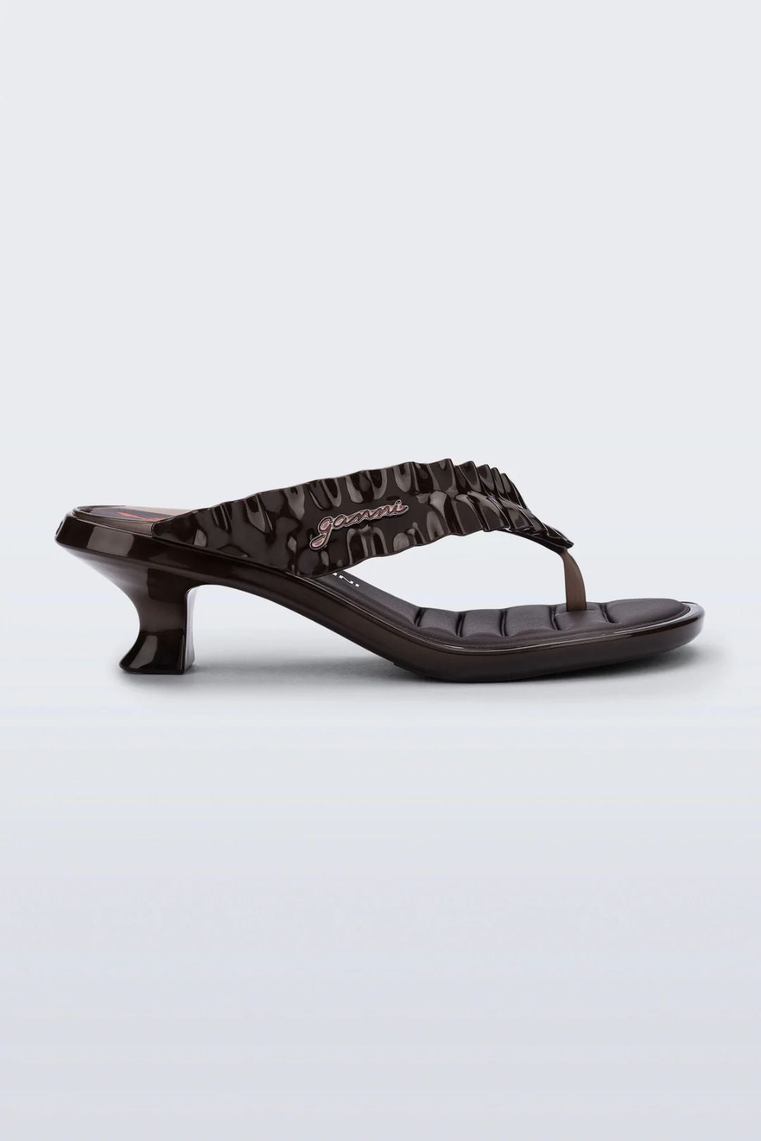 MELISSA THONG KITTEN HEEL + GANNI