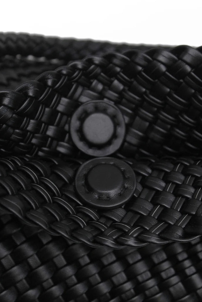 Woven Tote Black