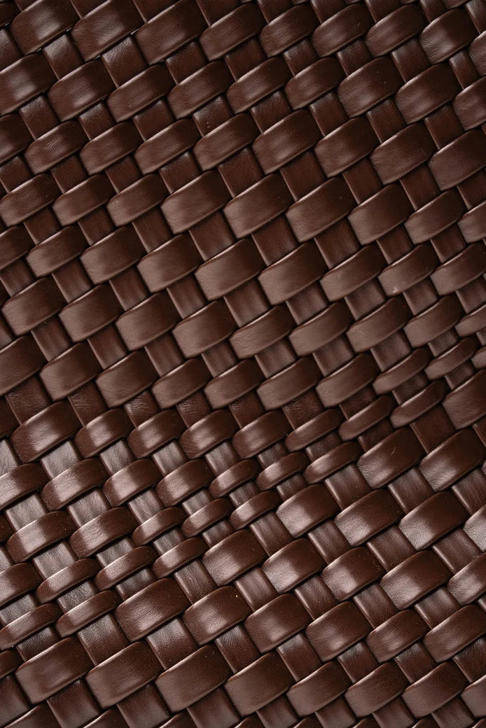 Woven Tote Brown