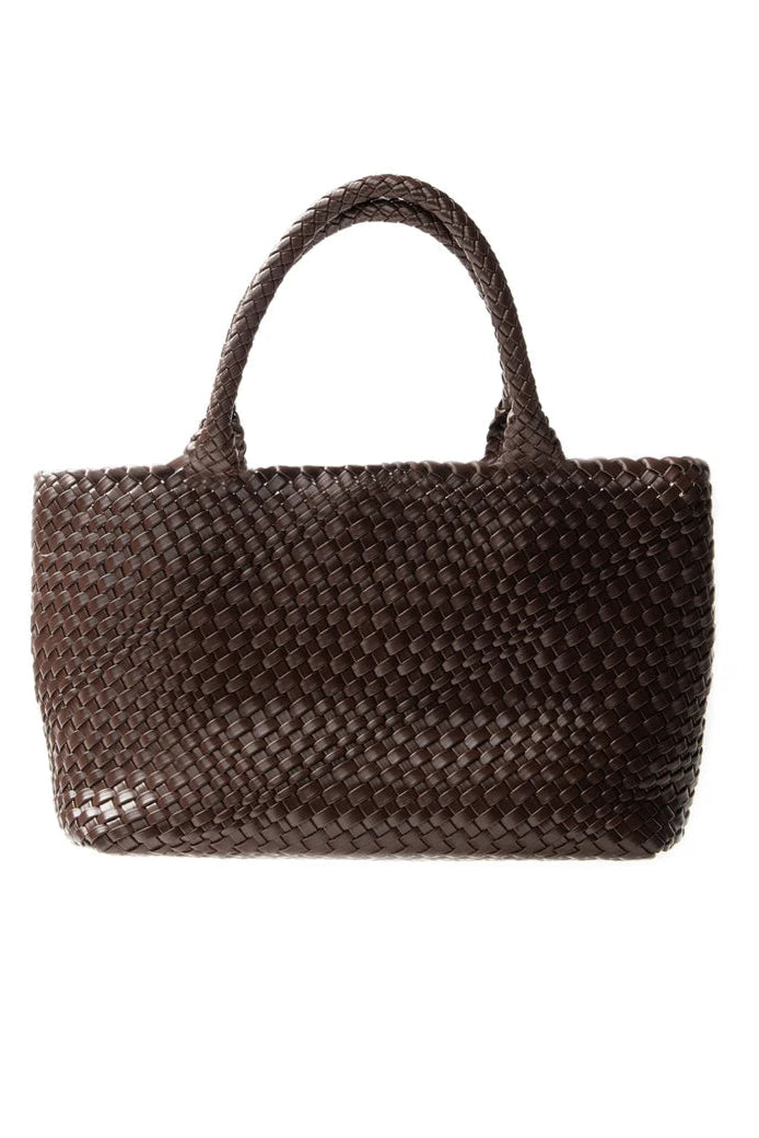 Woven Tote Brown