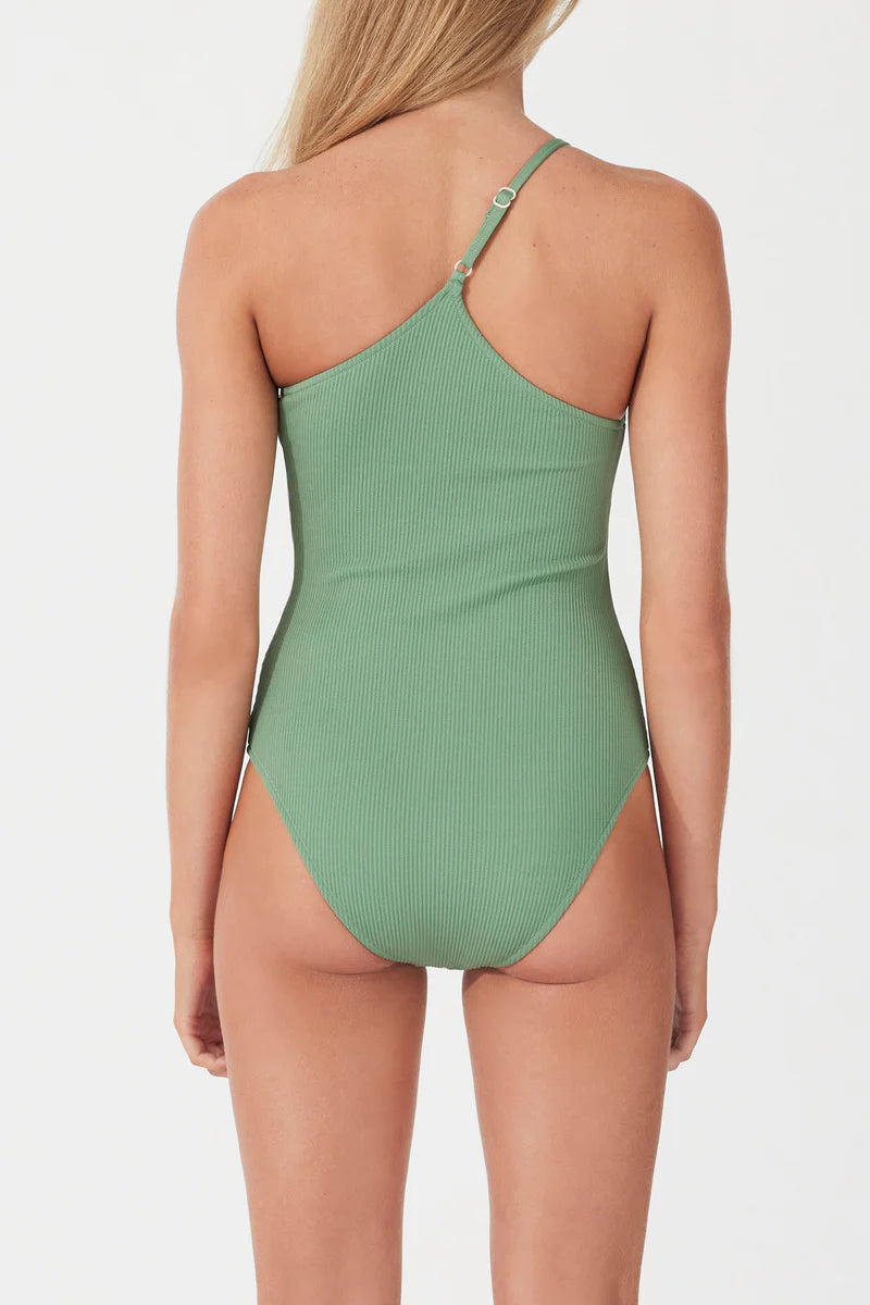 MYRTLE RIB ASYMMETRIC ONE PIECE