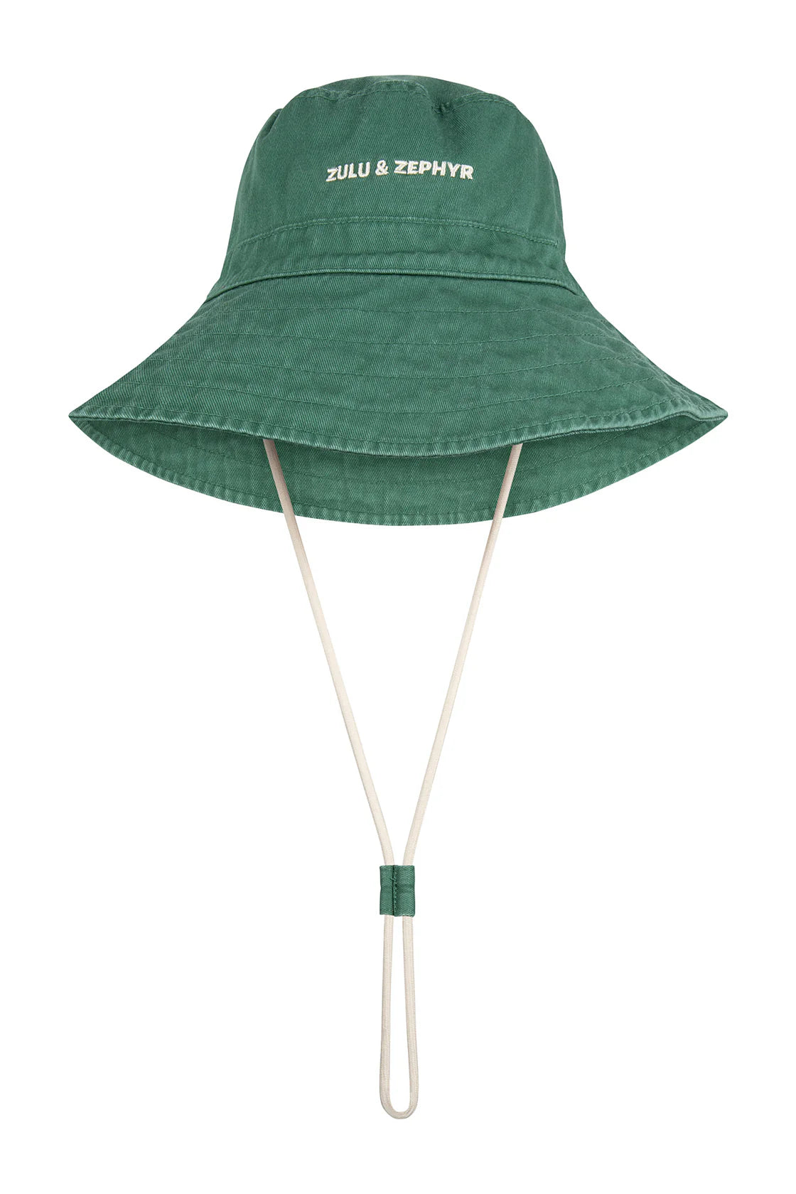 ZZ Logo Bucket Hat - Tallow Green