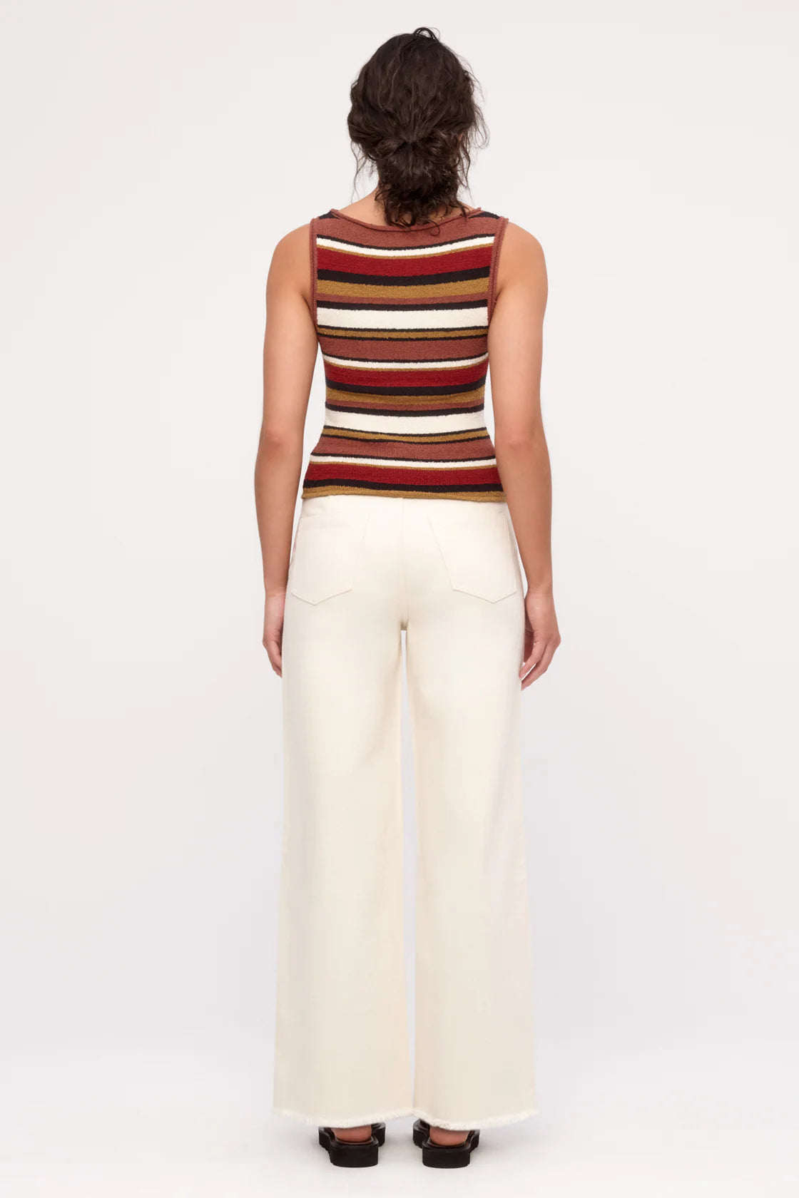 Organic Mid Rise Jean - Coconut