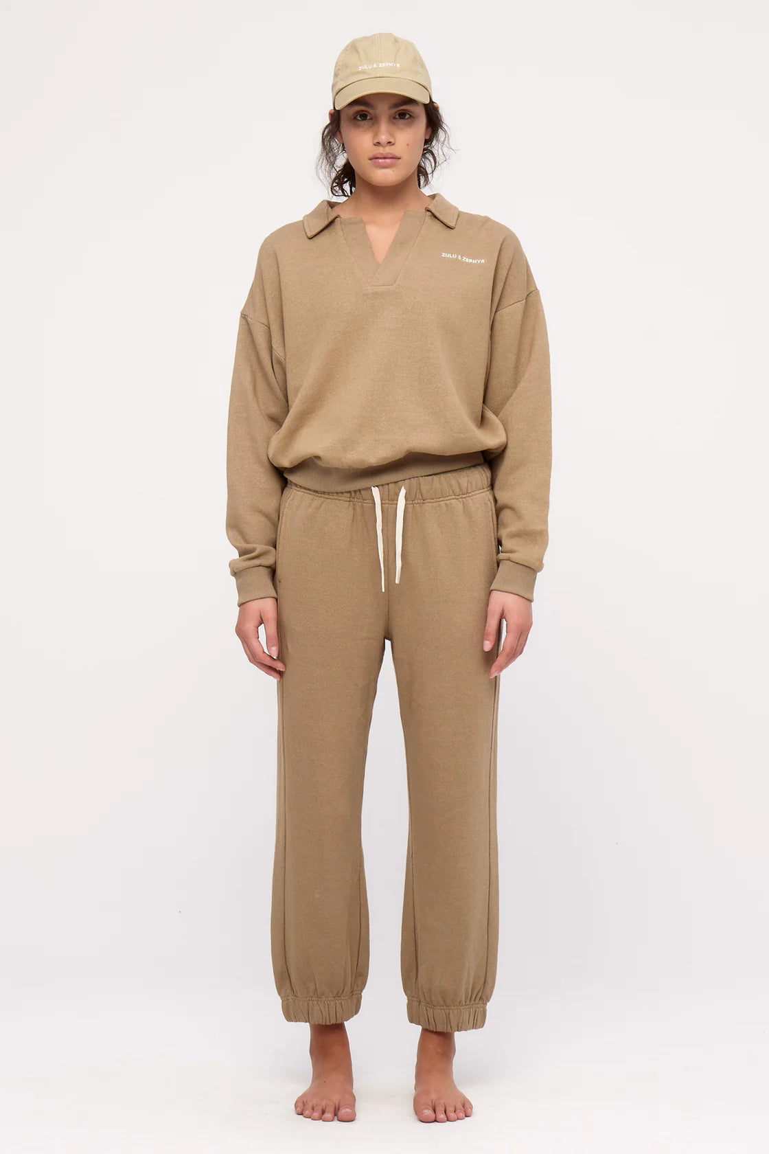 Cuffed Sport Sweatpant - Olive
