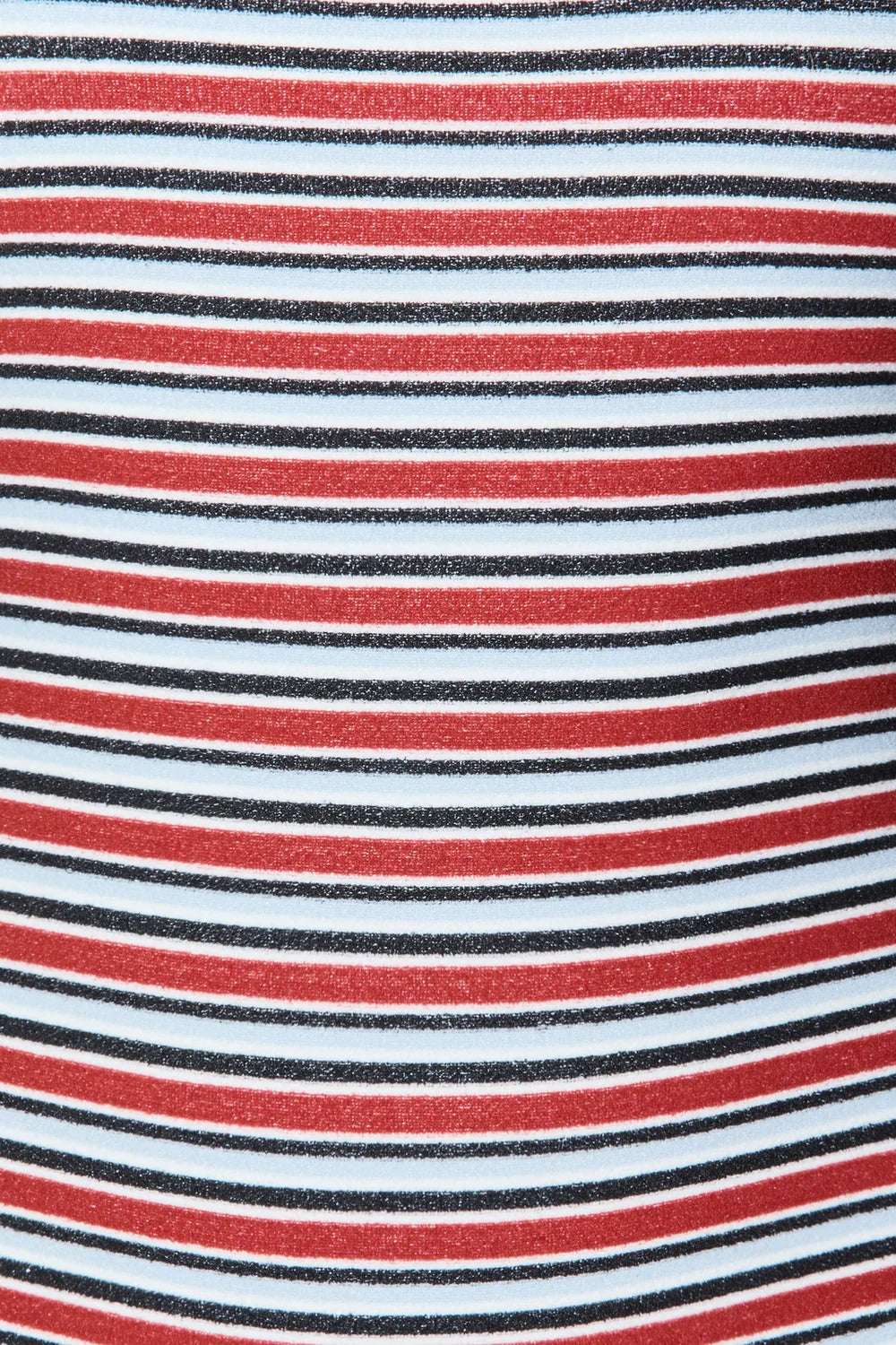 Towelling Tie Triangle Top - Bold Stripe