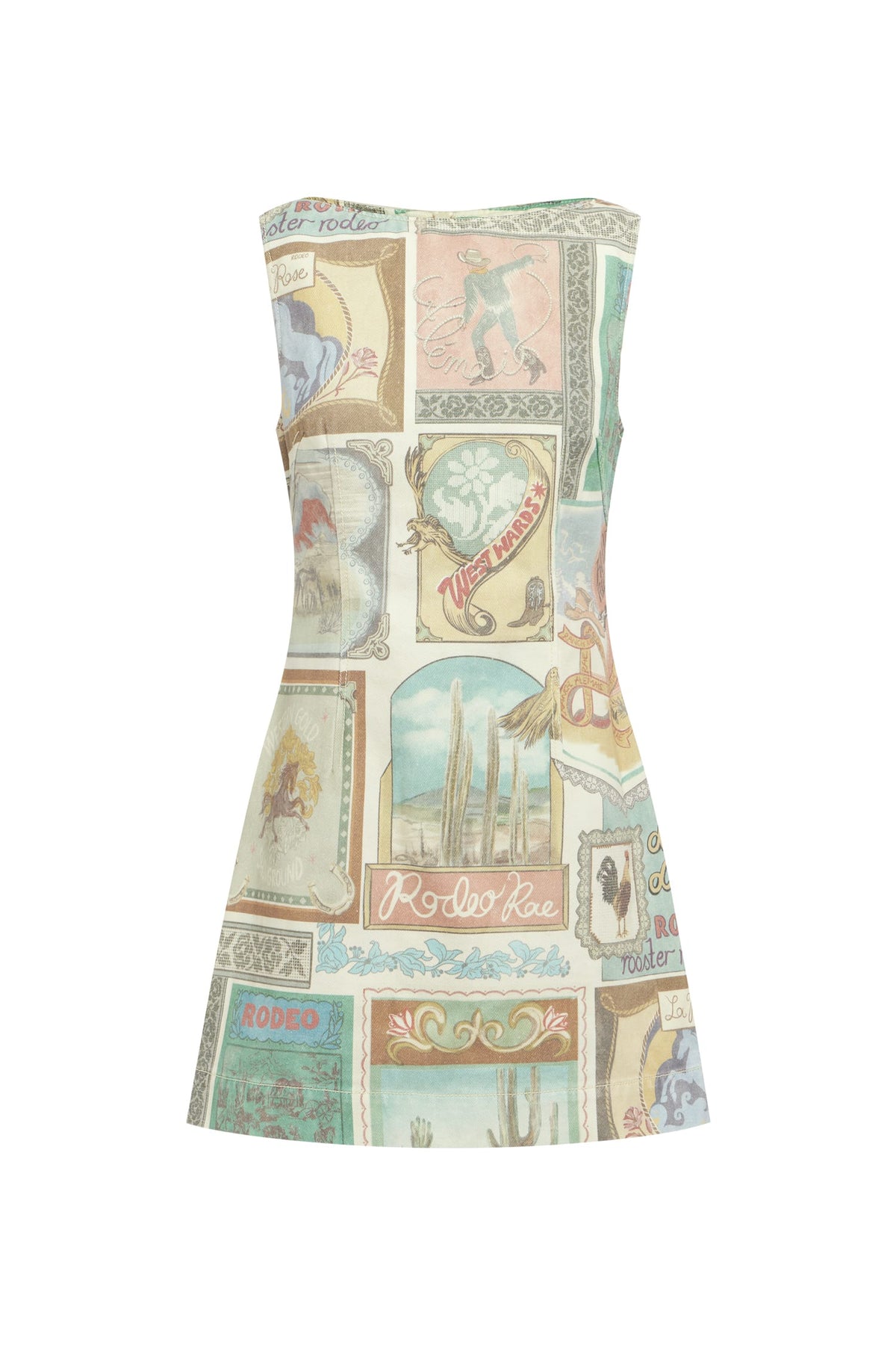 andie denim mini dress