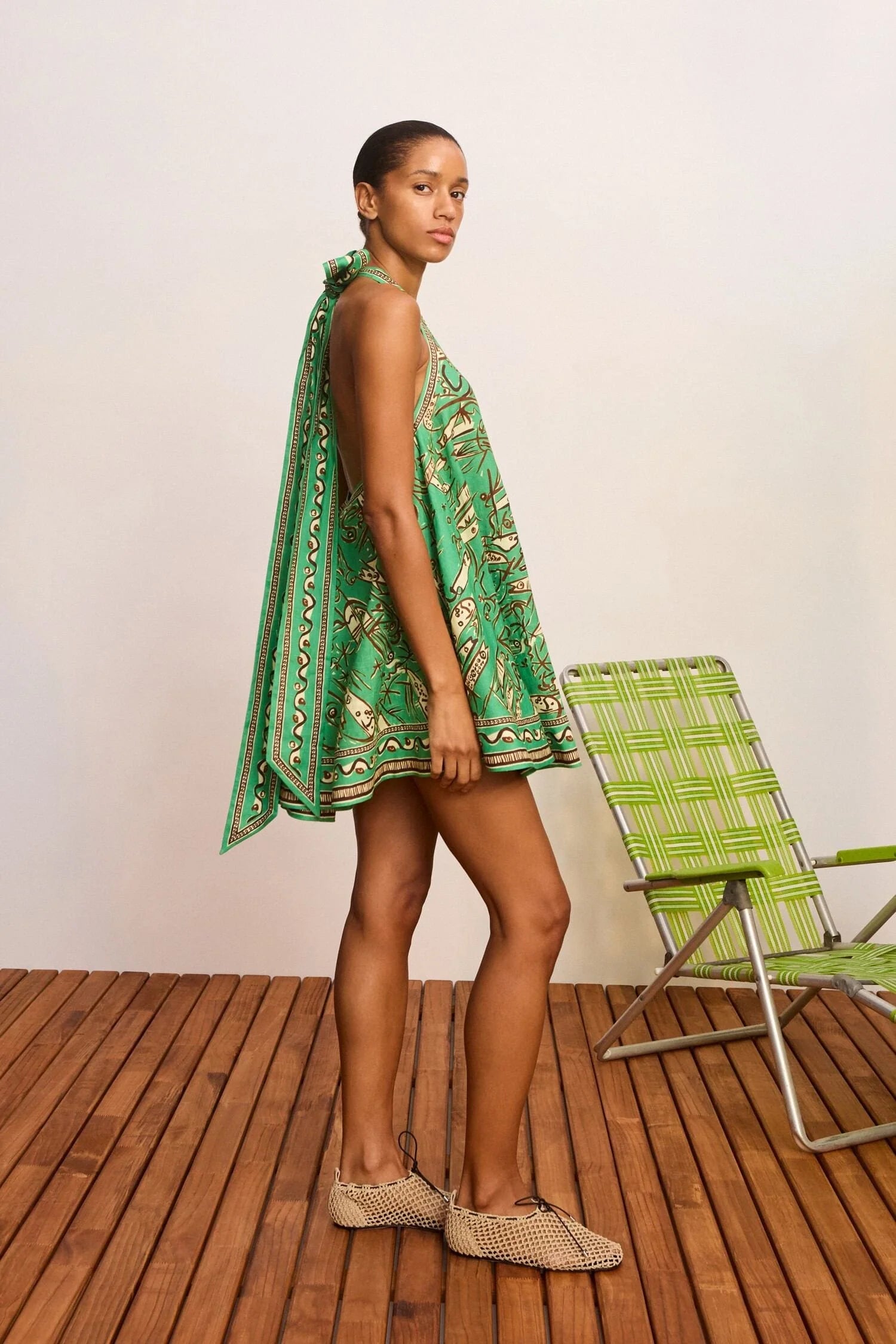 Fish sticks mini dress