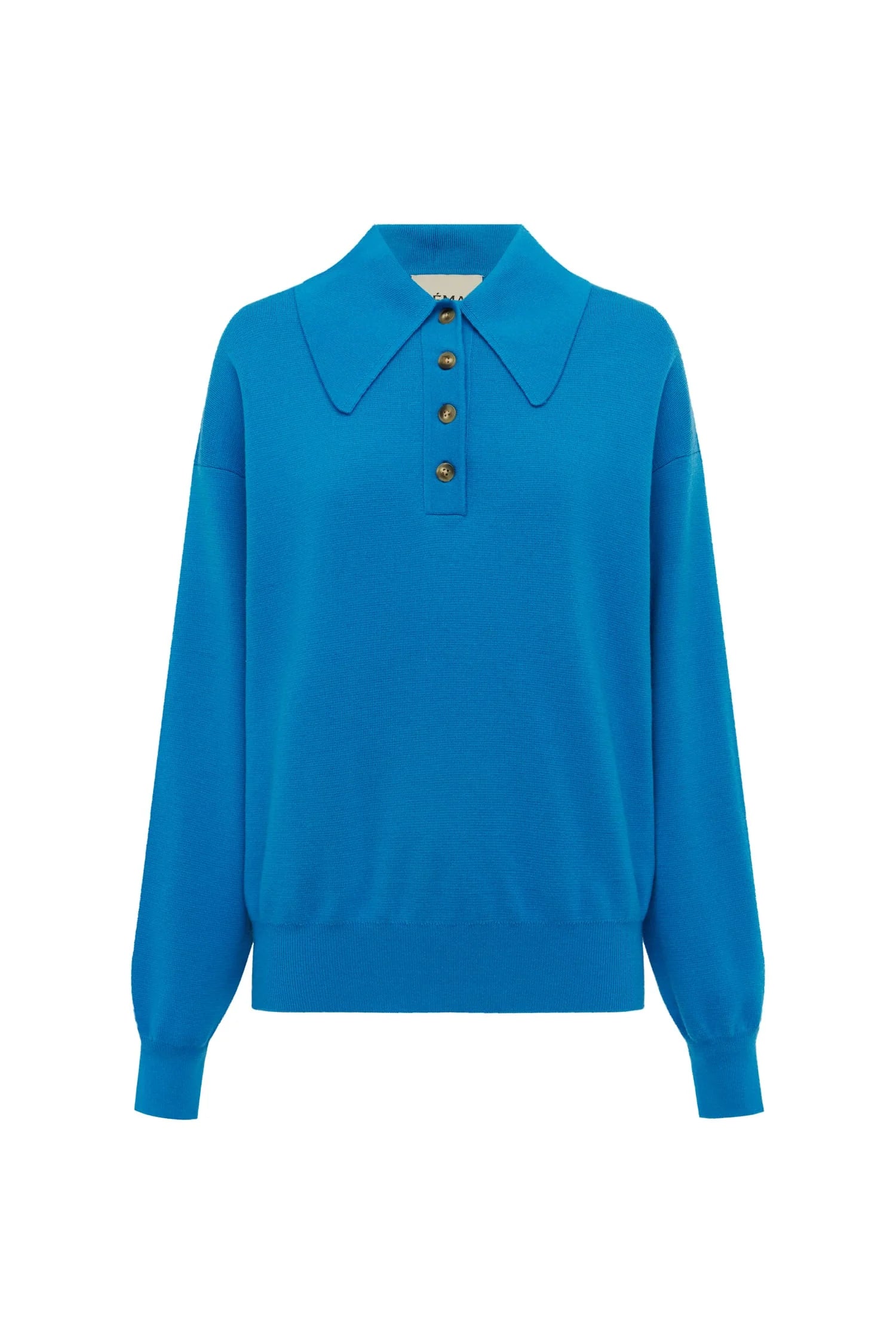 Claudia Azure Knit Polo